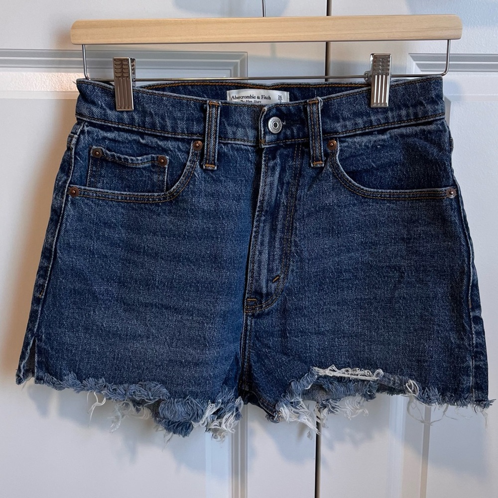 Abercrombie & Fitch Curve Love The Mom Short High Rise